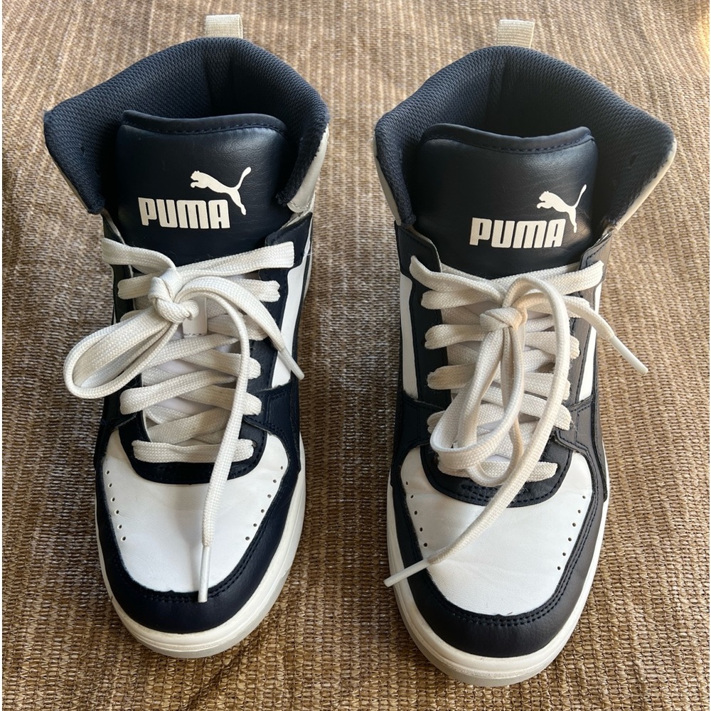 PUMA Rebound White/ Blue For Boys